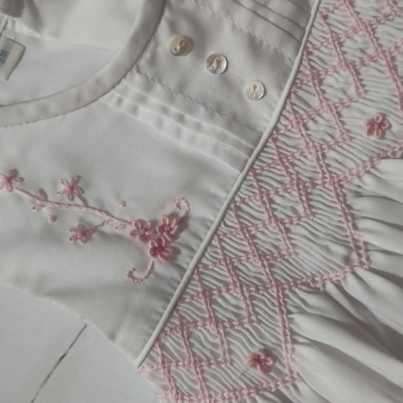 Friedknit Creations By Feltmant Brothers Smocked Dress 3m - Picture 3 of 8